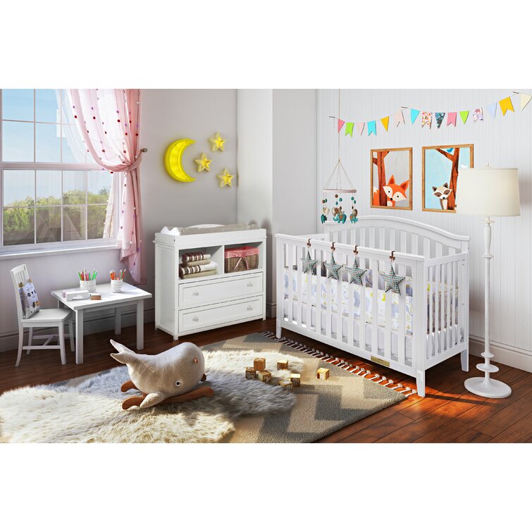 Harriet Bee Halma Convertible 2 Piece Nursery Furniture Set